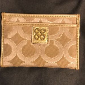 Gold Coach Card Holder